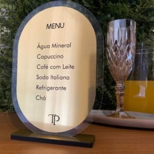 Menu Personalizado - Elegance