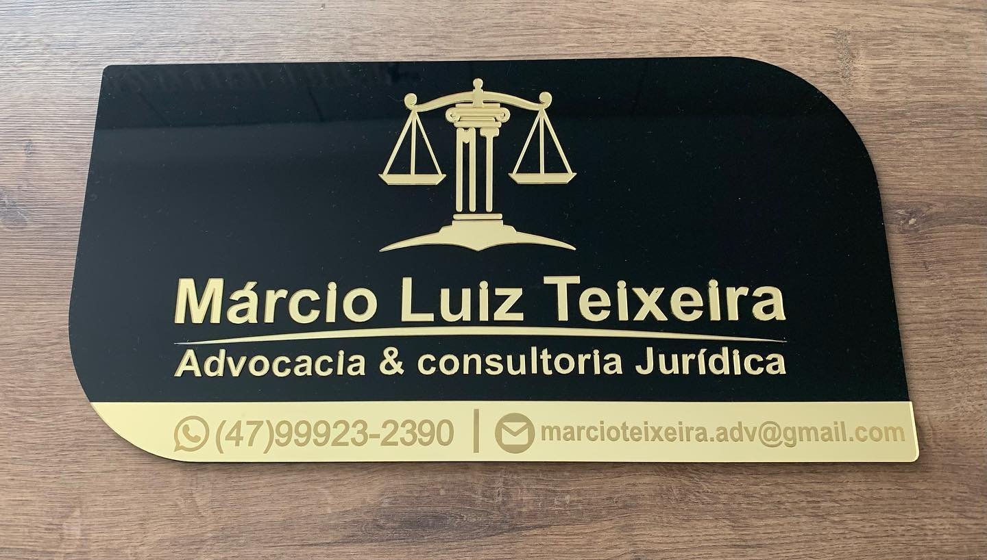 Placa de ID Personalizada - Noir - Imagem 2