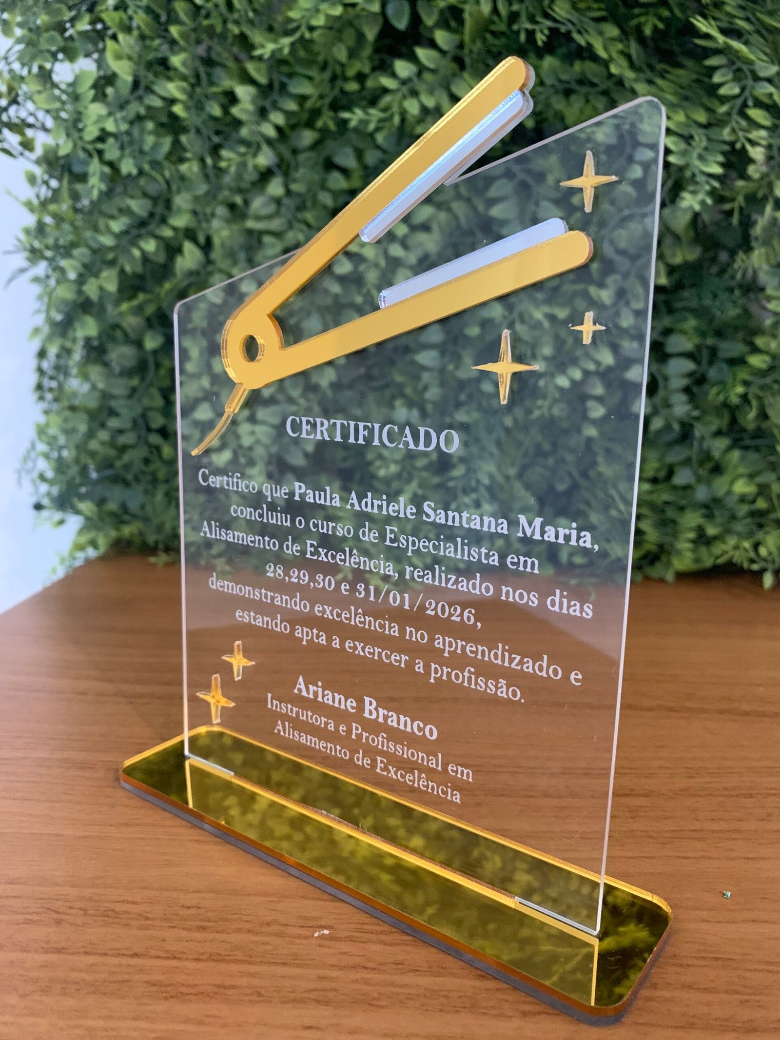 Troféu Personalizado - Certificado - Imagem 4