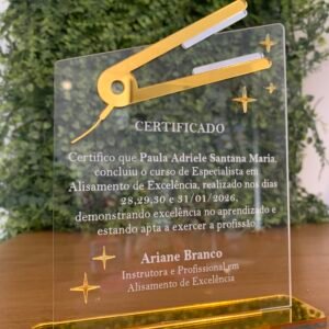 Troféu Personalizado - Certificado